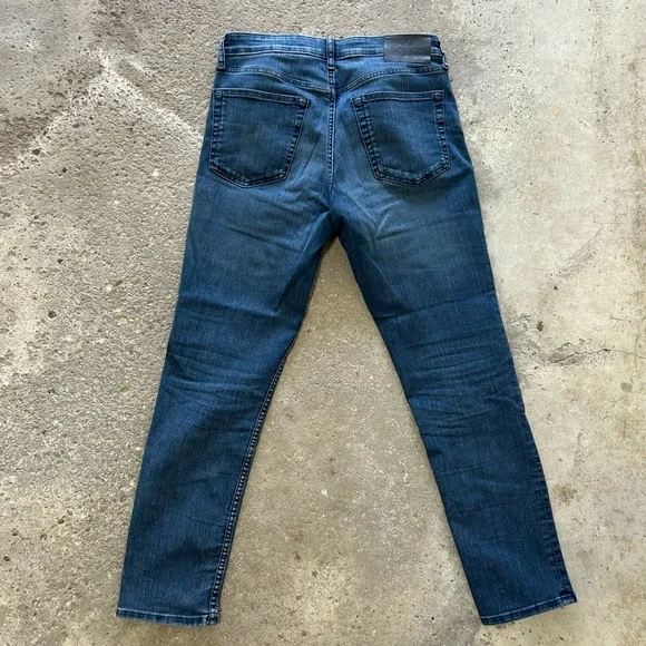 Calvin Klein Dark Blue Slim Jeans - Picture 4 of 5